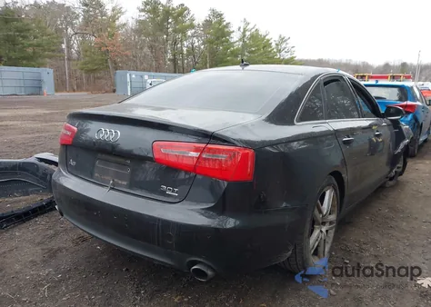 2014 Audi A6 3.0T Premium Plus from USA, damaged, VIN WAUFGAFC1EN143754